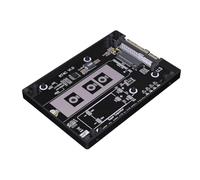 Aundhegrtt Adaptateur R74C M.2 NVMe vers U.3 PCIe 4.0 X4 SSD SFF-TA-1001 dans Un Boîtier en Alliage CNC pour SSD M.2 NVMe 2230 2242 2260 2280.