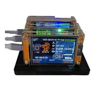 Aundhegrtt Affichage Intelligent 2,8" 3X 1060KH/S Mineur de Bitcoin Crypto Solo pour - + 3 Emplacements Debout, Taux de Hachage Amélioré.