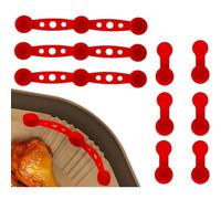 Aundhegrtt Aimants en Silicone pour Friteuse à Air Universelle - Aimant pour Sécuriser Les Doublures en Papier Sulfurisé afin D'Éviter Que Le Papier Ne Brûle.