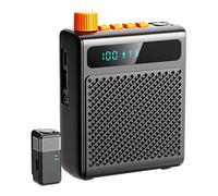 Aundhegrtt Amplificateur Vocal pour Enseignants, Microphone Professionnel sans, Amplificateur Rechargeable Portable pour Guides Touristiques.