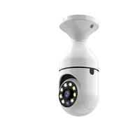Aundhegrtt Ampoule E27 Caméra de Surveillance Wi-FI 2,4 GHz sans avec Vision Nocturne, Suivi Humain Automatique et Surveillance Vidéo pour
