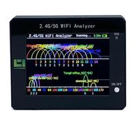 Aundhegrtt Analyseur de Signal WiFi Scanner de Signal WiFi Analyseur D'Utilisation du Signal WiFi 2.4G/5G Assistant de Gestion de Routeur ABS
