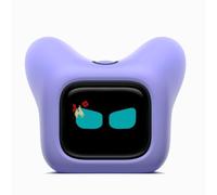 Aundhegrtt Animal de Compagnie Électronique Xiaozhi, Chatbot AI, Compagnon Émotionnel, Écran Incurvé de 1,83 Pouces, Émoticône Animée, Couleur Violette.