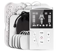 Aundhegrtt Appareil de Traitement Électronique D'Acupuncture à Double Canal EMS Pulse Massager TENS pour le Soulagement de la Douleur et la Récupération Musculaire.