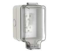 Aundhegrtt Boîte de Prise Électrique Extérieure, Enceinte Étanche IP66 et Verrouillable, Prise Double 20A pour Applications de Jardin et de Sport en Extérieur.