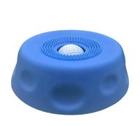Aundhegrtt Bol pour Chien à Alimentation Lente pour Liquides, Bol Anti-Dérapant pour Bouillon D'Os avec Design de Balle Intégrée pour Soulager L'Anxiété.