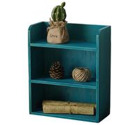 Aundhegrtt Cabinet D'Affichage en Bois pour Tasses de Bureau, Organisateur Rétro Rectangulaire Ape A