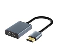 Aundhegrtt Câble Adaptateur DP vers Compatible pour TV pour Le Miroir D'Écran D'Affichage Haute Définition 4K Câble de Conversion pour Ordinateur.