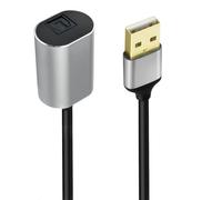Aundhegrtt Câble Convertisseur Optique Numérique en Fibre SPDIF USB A 2.0 Mâle, Adaptateur Audio Optique USB vers Toslink pour Ordinateurs PC et Portables.