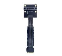 Aundhegrtt Câble D'Extension Haute Vitesse M.2 M Key PCIe 4.0 pour SSD NVMe, PCI-E 8 Go/S, Connecteur Vertical M.2