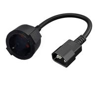 Aundhegrtt Câble PDU UPS IEC C14 à Euro 30 cm Schuko CEE7/4 Cordon D'Extension d'alimentation