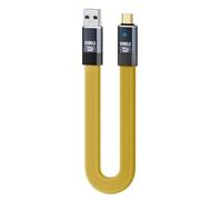 Aundhegrtt Câble Type-C pour Disque Dur avec Chargement, Câble USB3.2 Type-A vers Type-C, Câble de Chargement 36W, Ligne de Données Flexible de 20 Cm, Cordon USB-A vers USB-C pour Boîte HDD