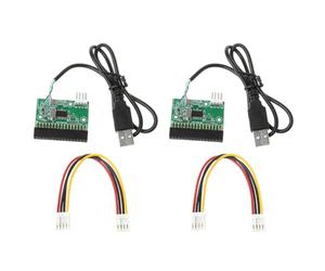 Aundhegrtt Câble USB USB vers Connecteur de Disque Flexible 34 Broches U Disk vers Carte PCB de Disque Flexible 1,44 Mo 3,5"