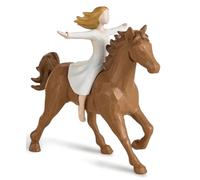 Aundhegrtt Cadeaux de Cheval pour Femmes et Filles, Figurines de Cheval Cool, Décoration, Cadeau d'anniversaire, Cadeau Commémoratif pour Les Passionnés de, Adolescente Cavalière.