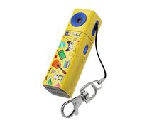 Aundhegrtt Caméra Mini Action 2K avec Clé USB Numérique - Enregistreur Vidéo Rétro - Caméscope Portable de Poche - Jaune