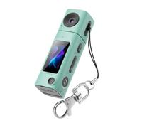 Aundhegrtt Caméra Numérique Miniature 1080p, Porte-Clés, 2,4 cm (0,96 Pouce), Très Petite, Caméscope, Enregistreur Vidéo, Objectif Rotatif à 230° C