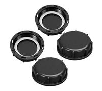 Aundhegrtt Capuchon de Bouchage 60 Mm, Capuchon D'Extrémité de Gouttière, Pack de 4, Joint D'Étanchéité Anti-Fuite pour Tuyaux D'Évacuation de Cuisine/Salle de Bain/Lavage.