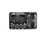 Aundhegrtt Carte D'Adaptation Xilinx Downloader: Interface Adaptateur 2,54 mm 10 Broches vers 2,0 mm 14 Broches, Adaptateur à Une Rangée 8 Broches