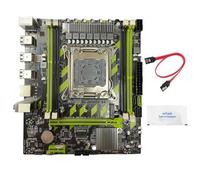 Aundhegrtt Carte Mère de Bureau M.2 NVME PCI-E X16 SATA3.0 Server X79G DDR3 LGA2011 avec 4 Emplacements DDR3 RECC, Carte Mère de X79.