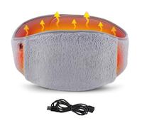 Aundhegrtt Ceinture Chauffante Électrique pour Abdomen, Ceinture Ajustable Chauffée, Coussin de Chaleur Abdominal pour Menstruations.