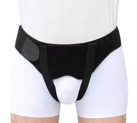 Aundhegrtt Ceinture Herniaire Ajustable pour Adultes, Ceinture Herniaire pour, Soutien Inguinal pour L'Aine, Sac Herniaire Gonflable pour Adultes Âgés, Soins de L'Hernie Inguinale M.