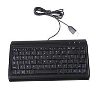 Aundhegrtt Clavier Mini Portable, Fin et Silencieux, Filaire USB, pour Ordinateur Portable, PC de Bureau : Frappe Silencieuse
