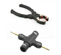 Aundhegrtt Clé à Molette M5 avec Outil à Roulement Unidirectionnel Intégré Tournevis 1,5 Mm/2 mm Libération D'Hélice Moteur Brushless