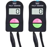 Aundhegrtt Compteur Électronique à Clics, Compteur Manuel D'Addition et de Soustraction pour Supermarché, Idéal pour le Golf et le Football