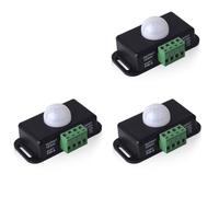 Aundhegrtt Contrôleur de Bande Lumineuse Humaine Interrupteur de Détection de Corps Humain DC12V 24V Capteur PIR Fonction de Contrôle de Mouvement LED pour Bandes Flexibles 5050