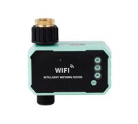 Aundhegrtt Contrôleur de Minuterie D'Irrigation Automatique Intelligent Alimenté par Énergie Solaire pour Système D'Arrosage de Jardin, Compatible avec Vanne à Filetée 3/4".