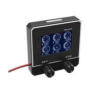 Aundhegrtt Contrôleur de Ventilateur de Pompe à Eau PWM à Contrôle de Vitesse Intelligent 12-24V Manuel/Automatique 2/3/4 Fils pour Systèmes de Refroidissement PC A