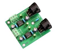 Aundhegrtt Convertisseur Hi-FI Assemblé DRV134PA 2.0 à Deux Canaux, de Simple à Équilibré, pour Module Amplificateur DIY ±12V.