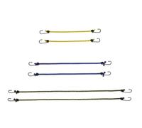 Aundhegrtt Corde Élastique Robuste avec Crochets - Pack de 6 Sangles Élastiques pour Sécuriser des Charges, des Tentes et des Bagages.