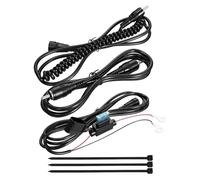 Aundhegrtt Cordon de Visière Chauffante Électrique pour Casque de Motoneige, de Visière Chauffante de Remplacement, Connexion Serrée pour Une Visière Chauffante.