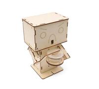 Aundhegrtt de Puzzle en Bois DIY Kit de Modèle de Robot à Bulles Outils Expérimentaux de Science Technologia pour Étudiants