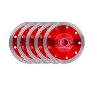 Aundhegrtt Disque en Céramique Super Fin pour une Coupe Lisse, 4-1/2" pour Meuleuse D'Angle et Coupe-Carreaux - 5 Lames de Scie Indestructibles.