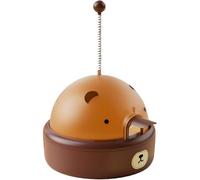Aundhegrtt Distributeur de Friandises Ajustable & Capteurs Jouet Auto-Alimentant Interactif Base Antidérapante pour Enrichissement Cognitif Activité Animale
