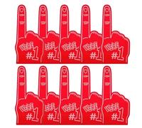 Aundhegrtt Doigts en Mousse Cheer Up pour Le Sport Numéro 1 Encouragement sur Accessoires de Cheerleading