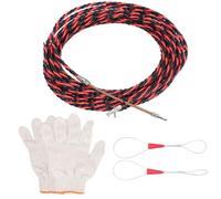 Aundhegrtt Électrique Manuel à Tête Plate, Dispositif de Filetage pour Électricien, Guide de Câble, Tire-Câble avec et Attaches de Câble.