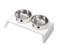 Aundhegrtt Élevé pour Petits, Moyens et Grands Chiens et, Bol de Nourriture pour Animaux avec Double en Acier Inoxydable pour Nourriture et Eau, Support Surélevé.