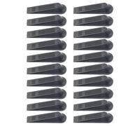 Aundhegrtt Ensemble de 20 Pièces de Cales en Plastique pour Portes, Blocs de Porte Antidérapants, Cales Lourdes, Butées de Porte Durables pour Anti-Vol.