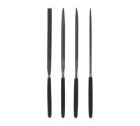 Aundhegrtt Ensemble de Fichiers 4PCS, Ensemble de Fichiers pour Modèle D'Impression 3D pour le Polissage et le Meulage, Ensemble de Fichiers Maker'S QA013.