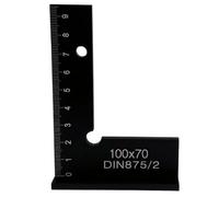 Aundhegrtt Équerre à Angle Droit de 90 Degrés pour le Travail Du Bois avec Support - Outil de Mesure 100x70