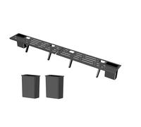Aundhegrtt Étagère Supérieure Réglable pour Téléviseur, Support Mural pour Téléviseur, Étagère Universelle pour Écran, Barre de Son, Console de Jeux, Décodeur, Routeur