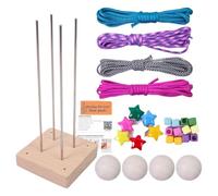 Aundhegrtt Fabricant de Nœuds - Kit de Cordes Fait Main - Ensemble de Nœuds en Poing de Singe DIY - Corde Paracorde Résistante