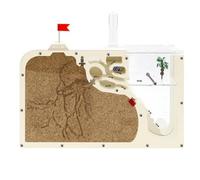 Aundhegrtt Ferme à Fourmis Écologie Souterraine Château avec Nid de Sable Maison pour Fourmis Éducatif pour Enfants Art Bio Château de Fourmis Cage à Fourmis Amusante