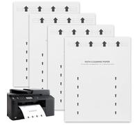 Aundhegrtt Feuilles de Nettoyage pour Imprimante 15 Pièces 8,5 X 11 Pouces, Durables et Faciles à Nettoyer, pour Imprimantes à Jet d'encre, Photocopieurs, Télécopieurs, Scanners