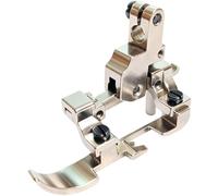 Aundhegrtt Guide de Pied Presseur Ajustable Antidérapant pour Machine à Coudre, Support de Fermeture Éclair pour Projets de Couture sur Surjeteuse.