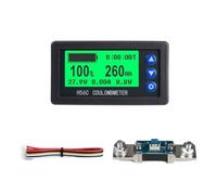 Aundhegrtt H56CR Compteur de Coulombs 300A Shunt Sans Base Indicateur de Capacité de Batterie Testeur de Coulombs de Batterie Lithium Voltmètre Ampèremètre