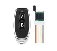 Aundhegrtt Interrupteur à Distance Mini RC 2CH DC3.7V-12V pour Lumières LED, Interrupteur de Contrôle D'Accès à Distance, Interrupteur à Distance 433Mhz.